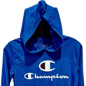 Champion Long Sleeve Shirt, Blue, Brand New, Boys Youth Size Large.